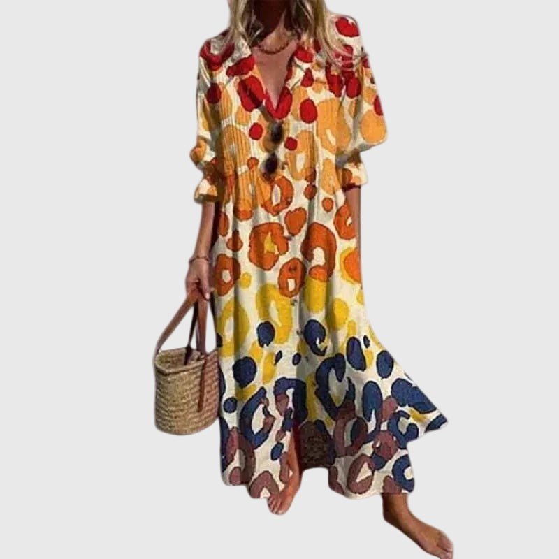 Zariah | Elegant Long in Style Boho Dress