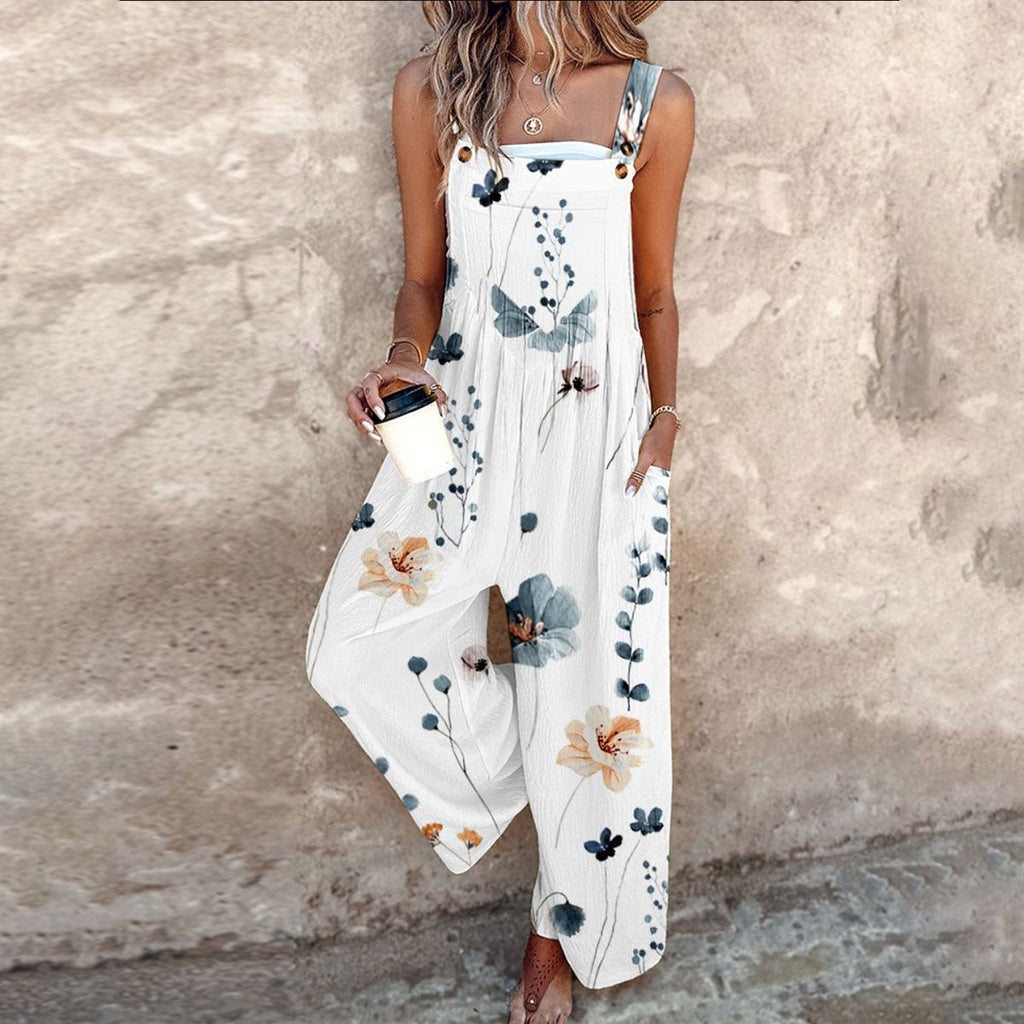 Printed Comfortable Dungarees