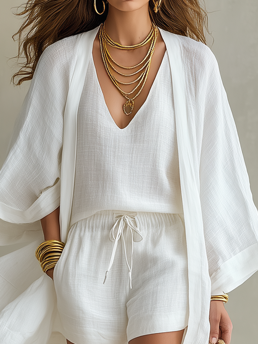 Three-Piece Casual Layered Set