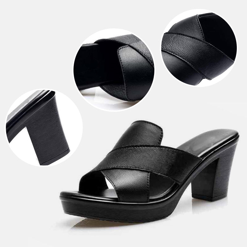 Gisèle | Comfortable Heeled Sandals