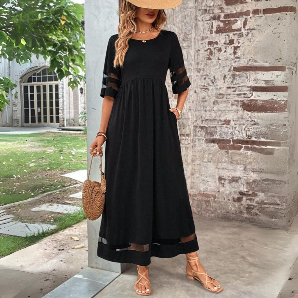 Auris – Midi Flatters Silhouette Dress