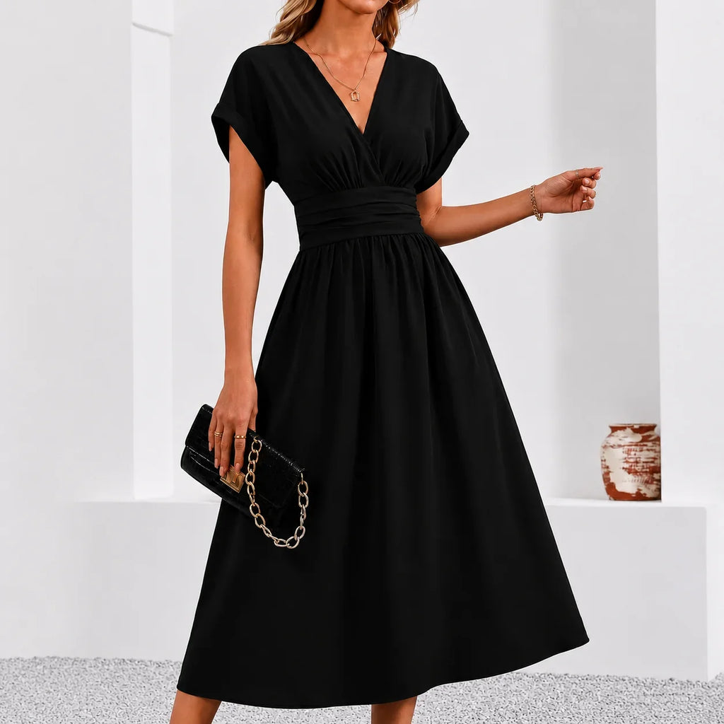 Anna Giulia | Long Summer Dress with Batwing Sleeves