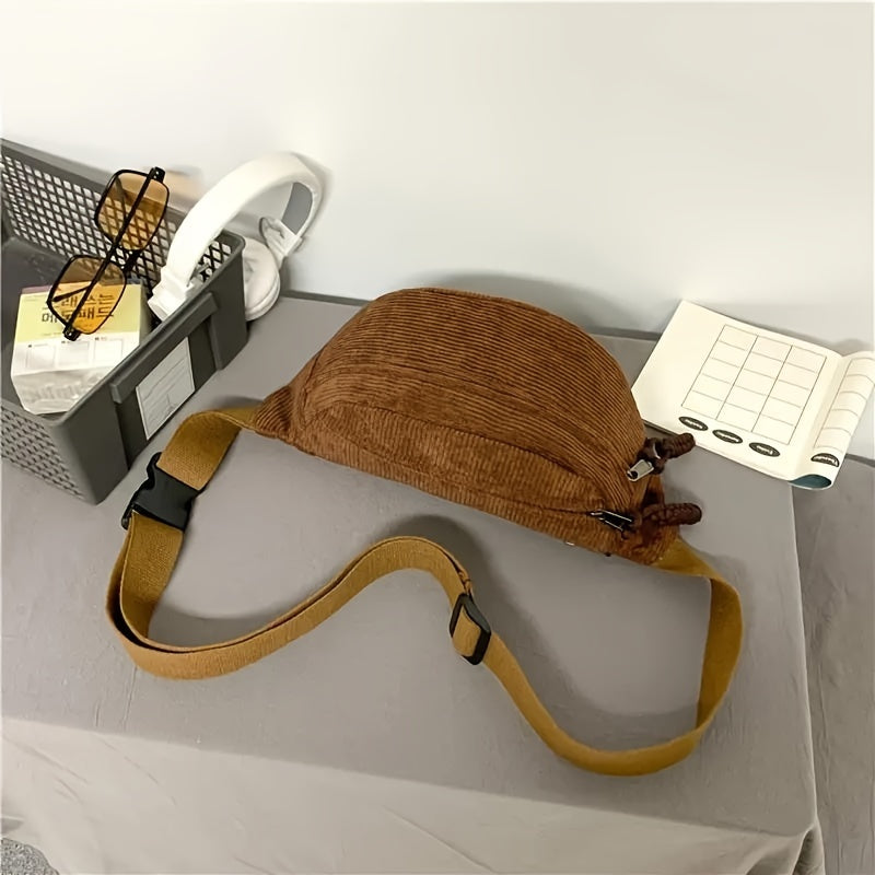 Petra | Ribbed Velvet Crossbody Bag