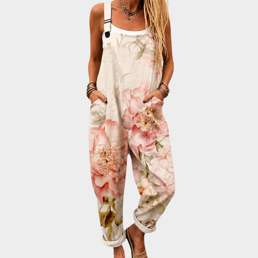 Printed Comfortable Dungarees