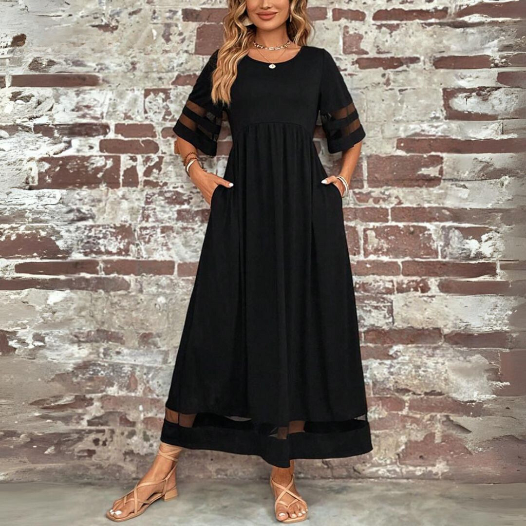 Auris – Midi Flatters Silhouette Dress