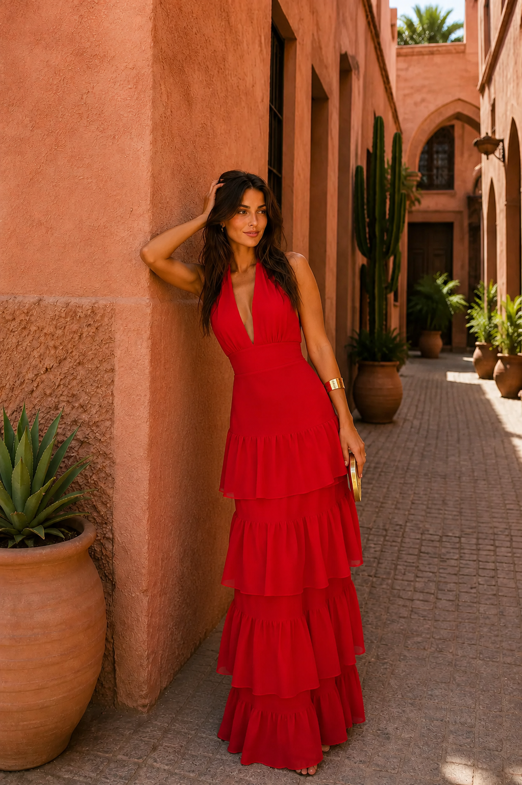 Manila in Red Dress