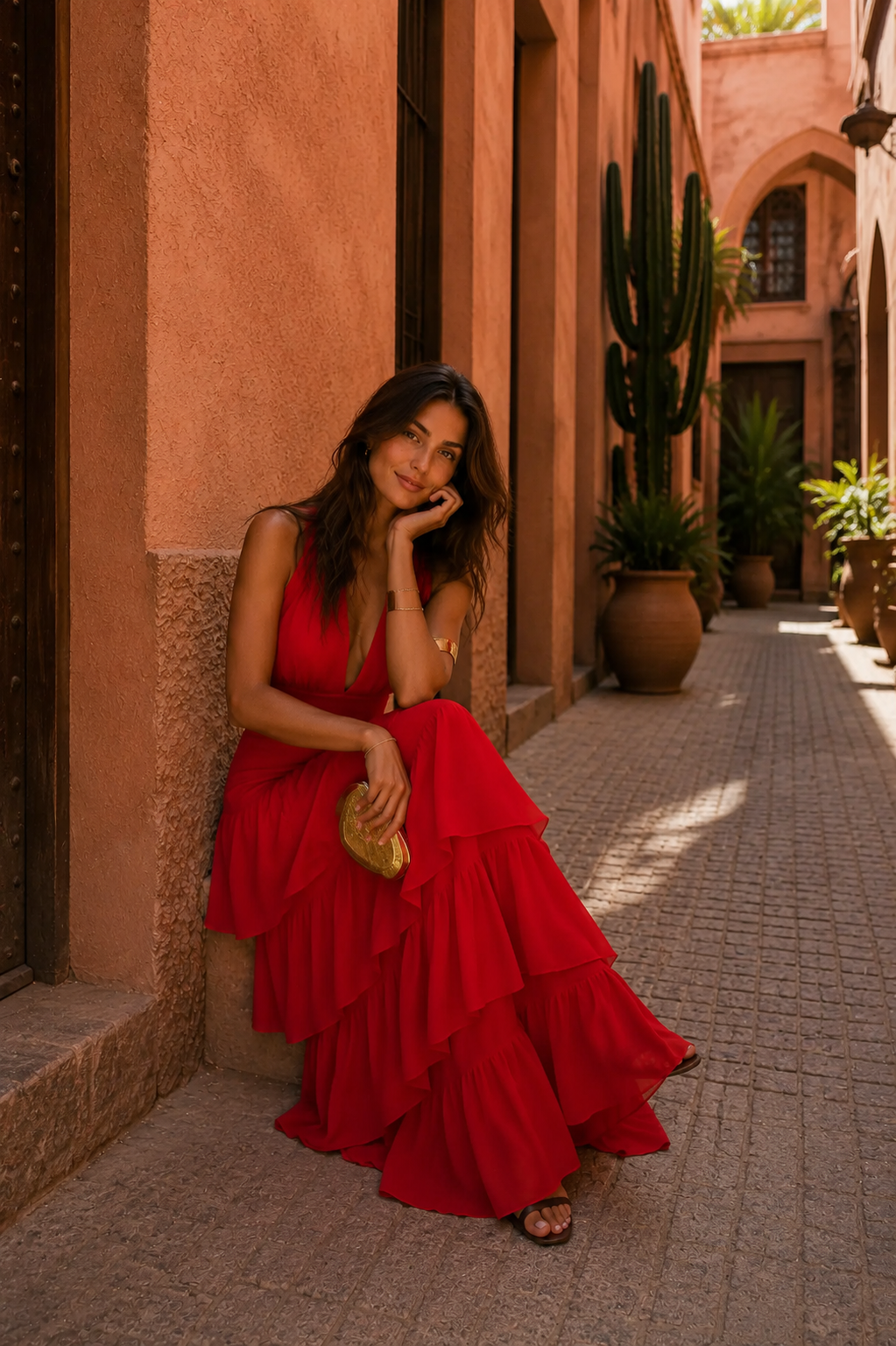 Manila in Red Dress