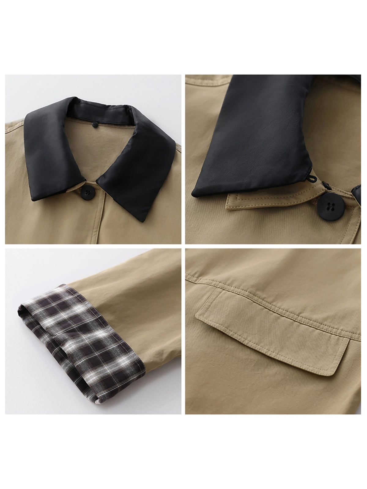 Zelinda | Button Jacket with Contrast Trim