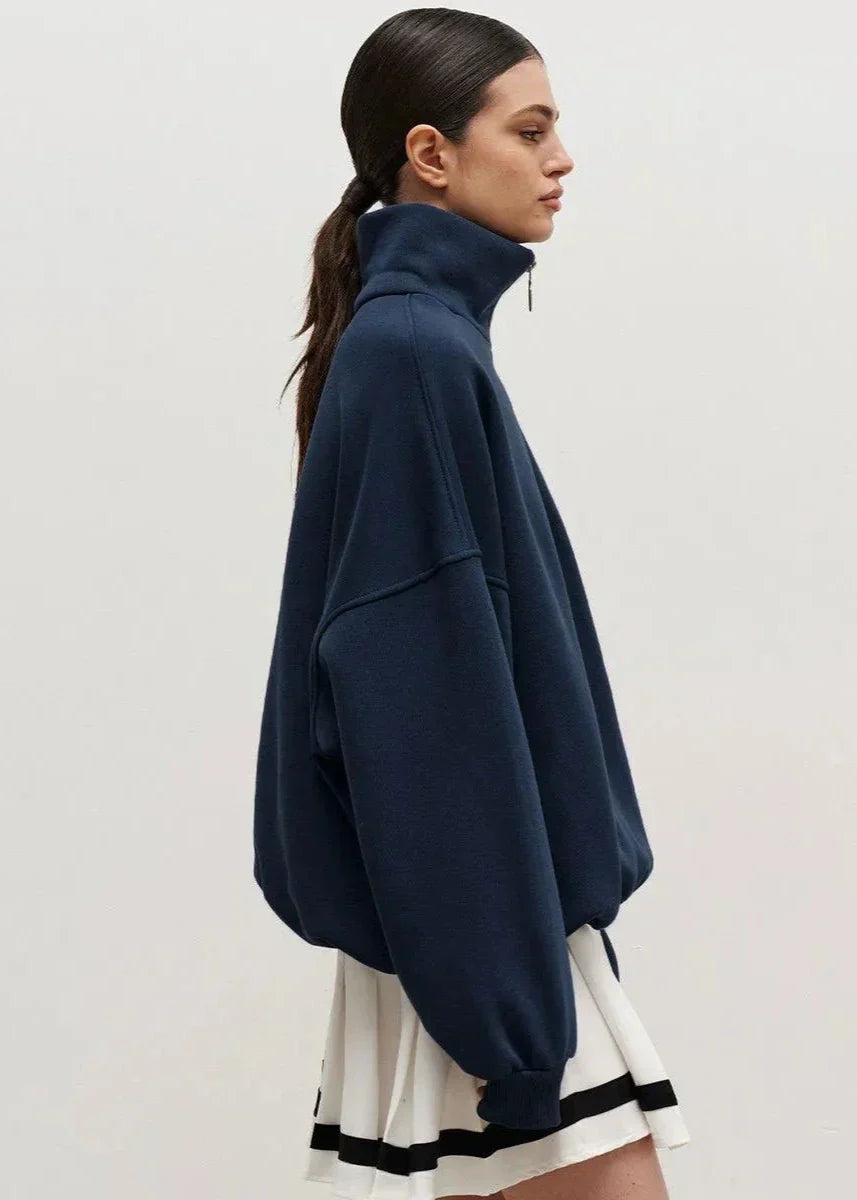 Azzurra | Sweater with Zip From Fit Comfortable