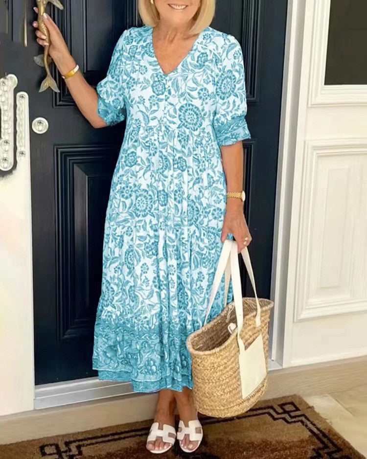 Madison — Lightweight, Airy Floral Print Dress