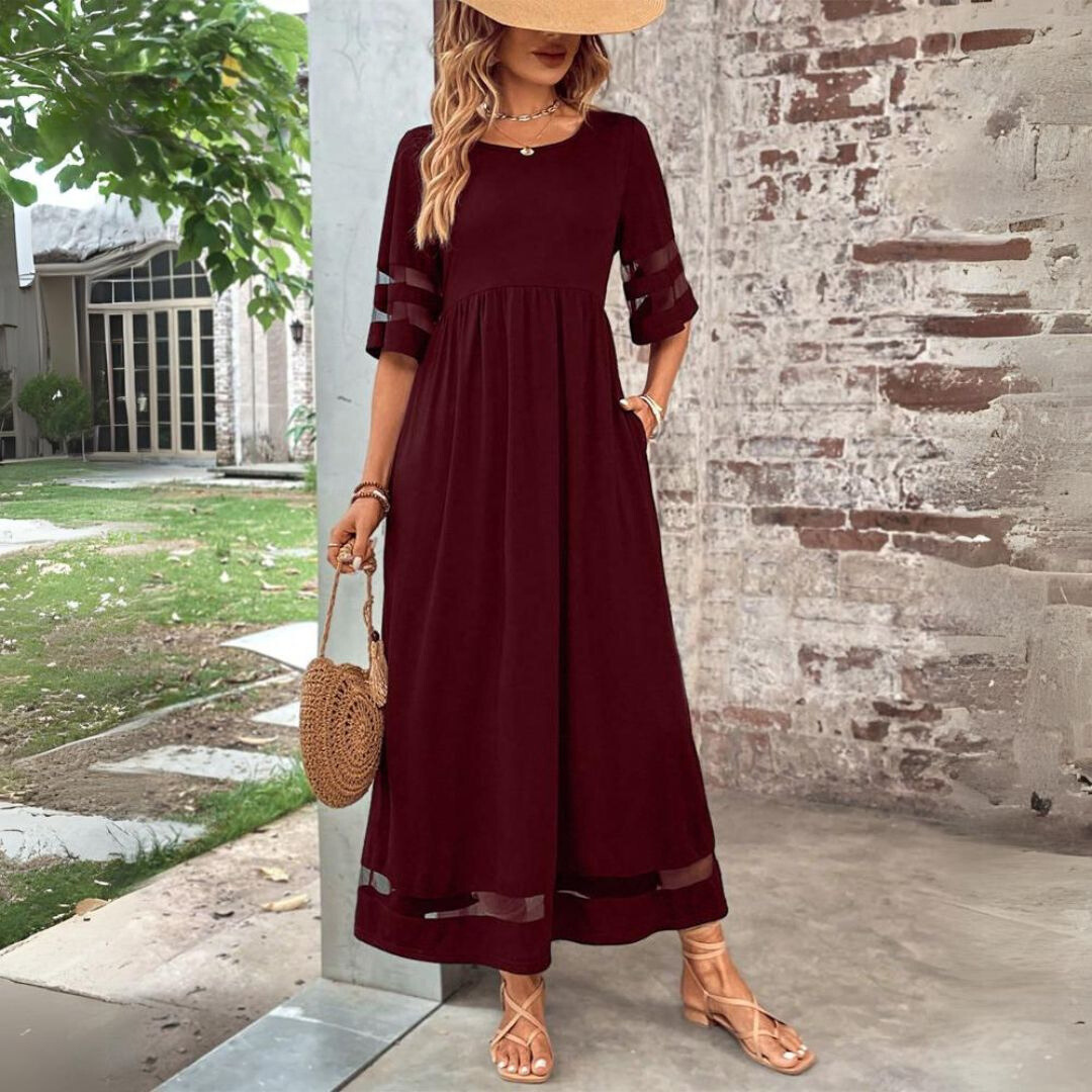 Auris – Midi Flatters Silhouette Dress