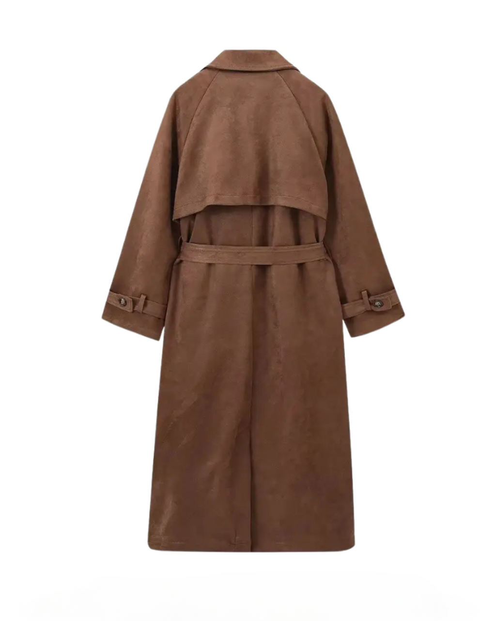 Guendalina | Suede Trench Coat