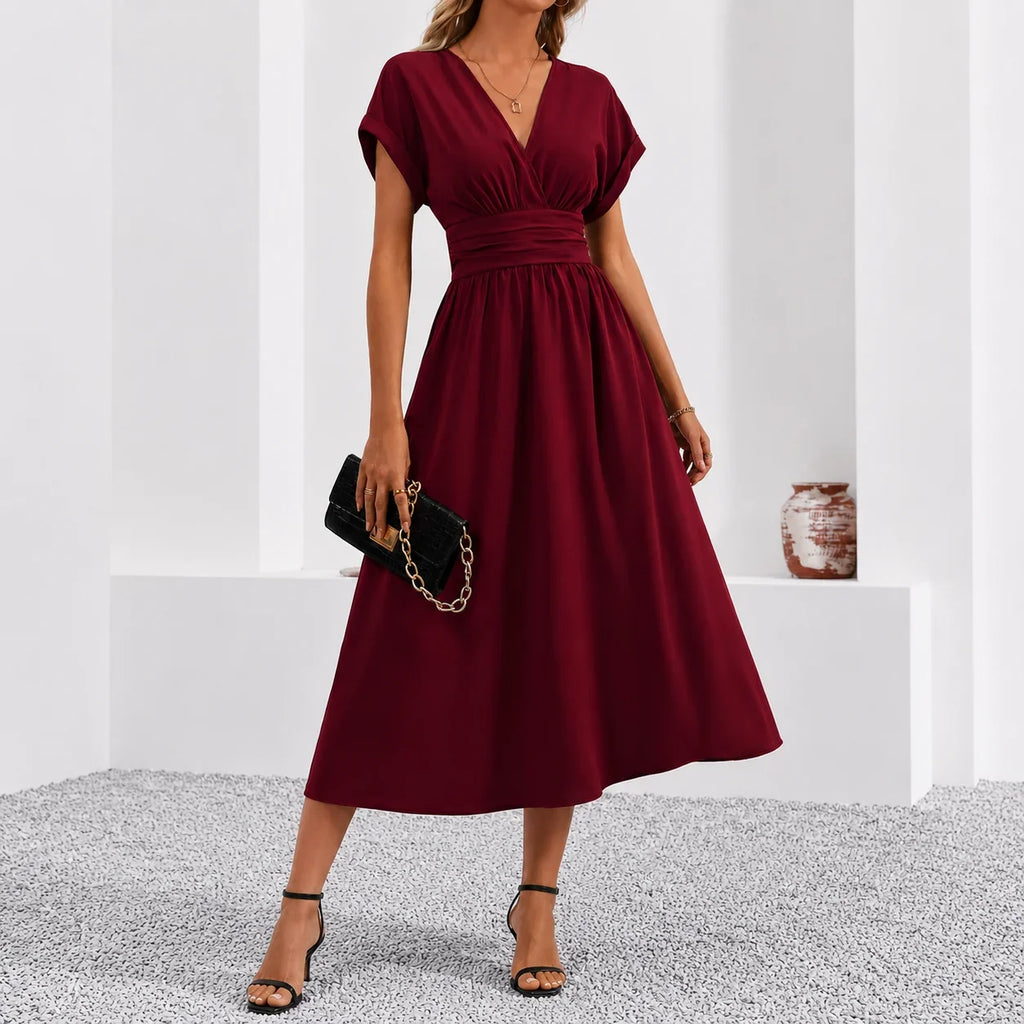 Anna Giulia | Long Summer Dress with Batwing Sleeves