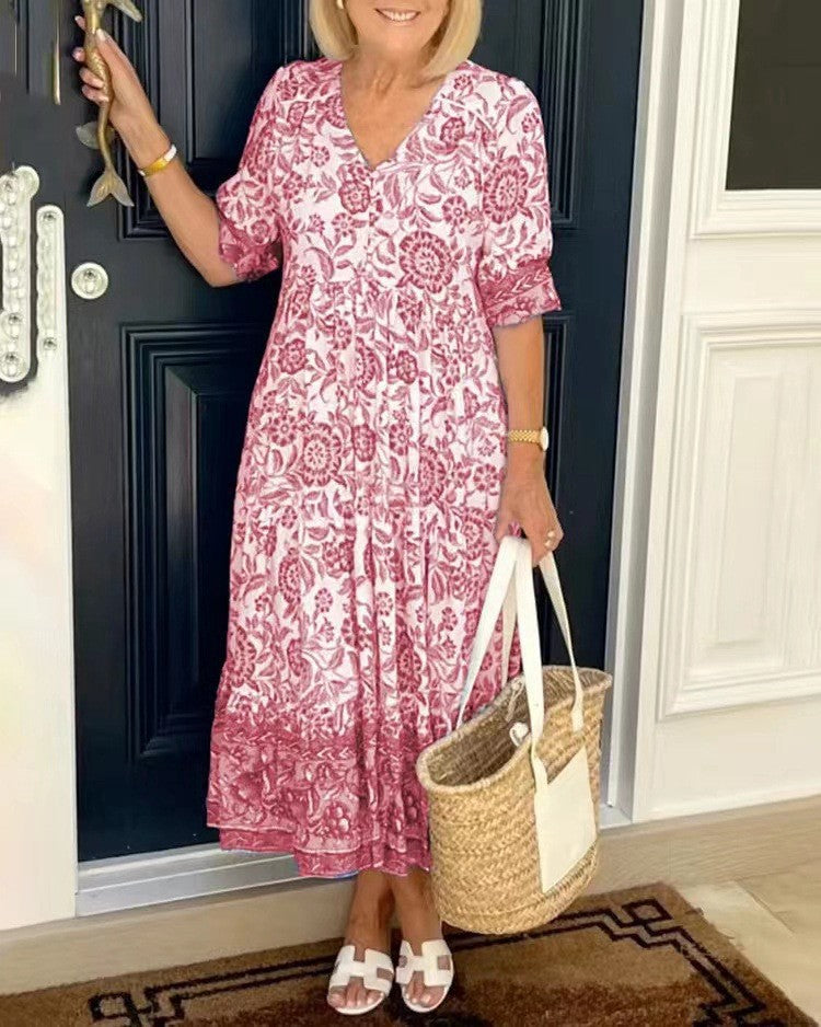 Madison — Lightweight, Airy Floral Print Dress
