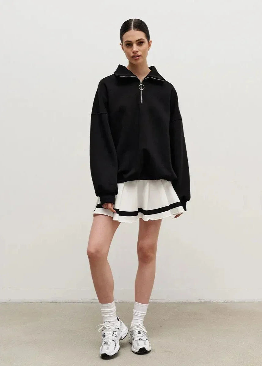 Azzurra | Sweater with Zip From Fit Comfortable