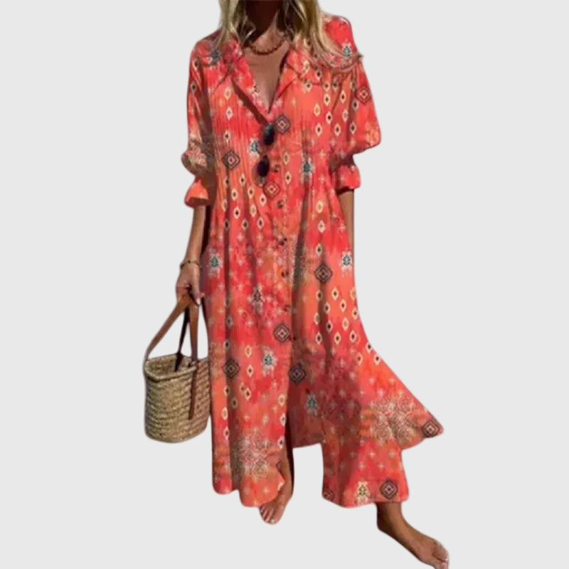 Zariah | Elegant Long in Style Boho Dress