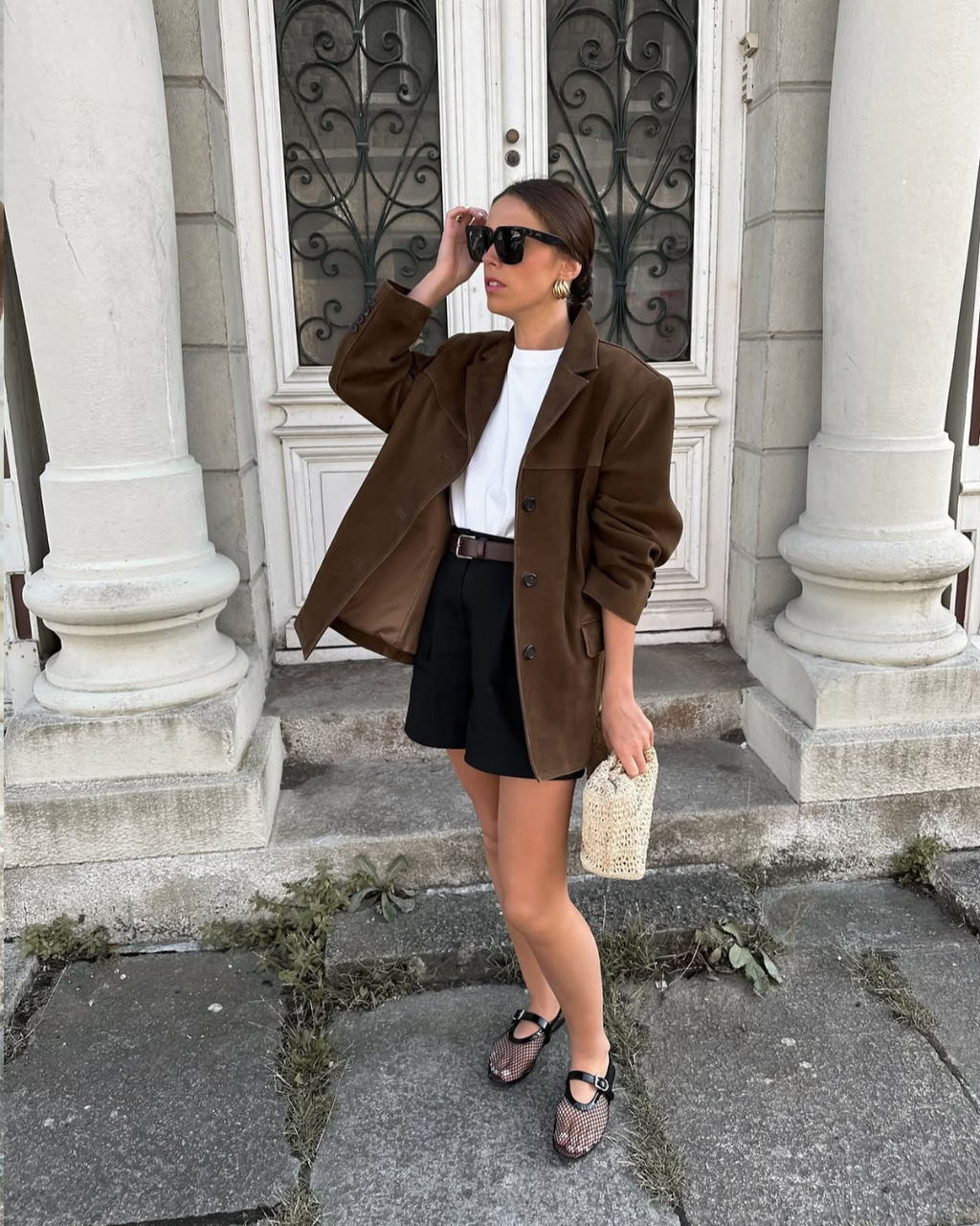 Zenobia | Faux Suede Blazer