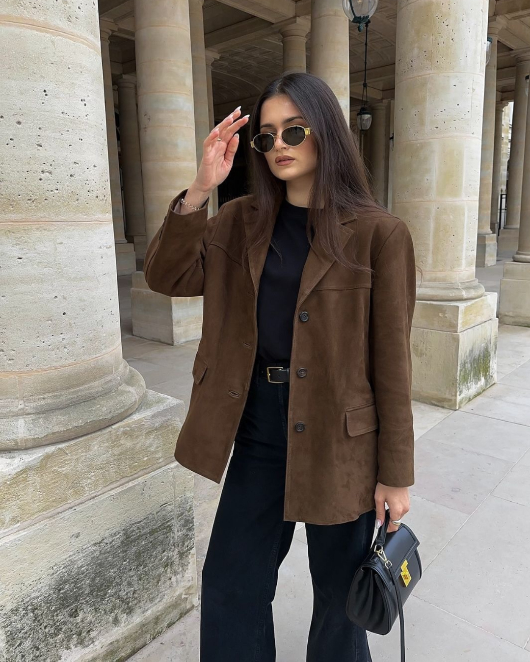 Zenobia | Faux Suede Blazer