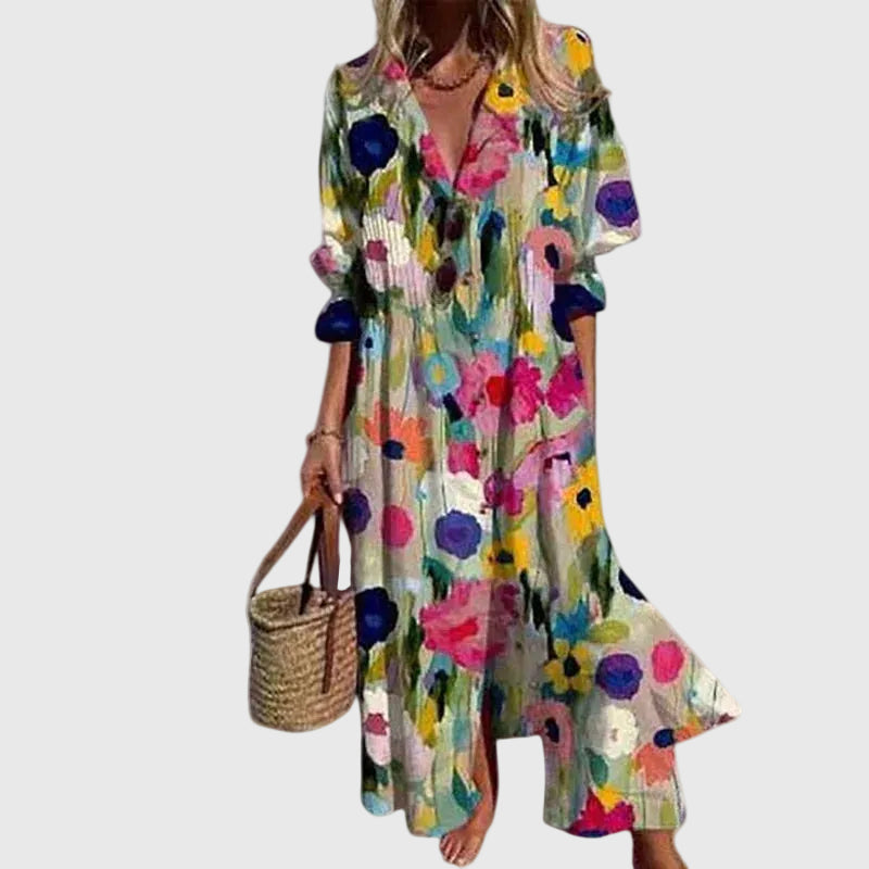 Zariah | Elegant Long in Style Boho Dress
