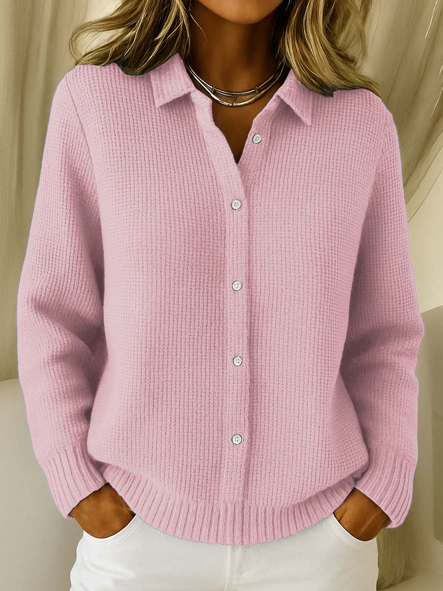Laura | Classic Knit Soft Cardigan with Buttons
