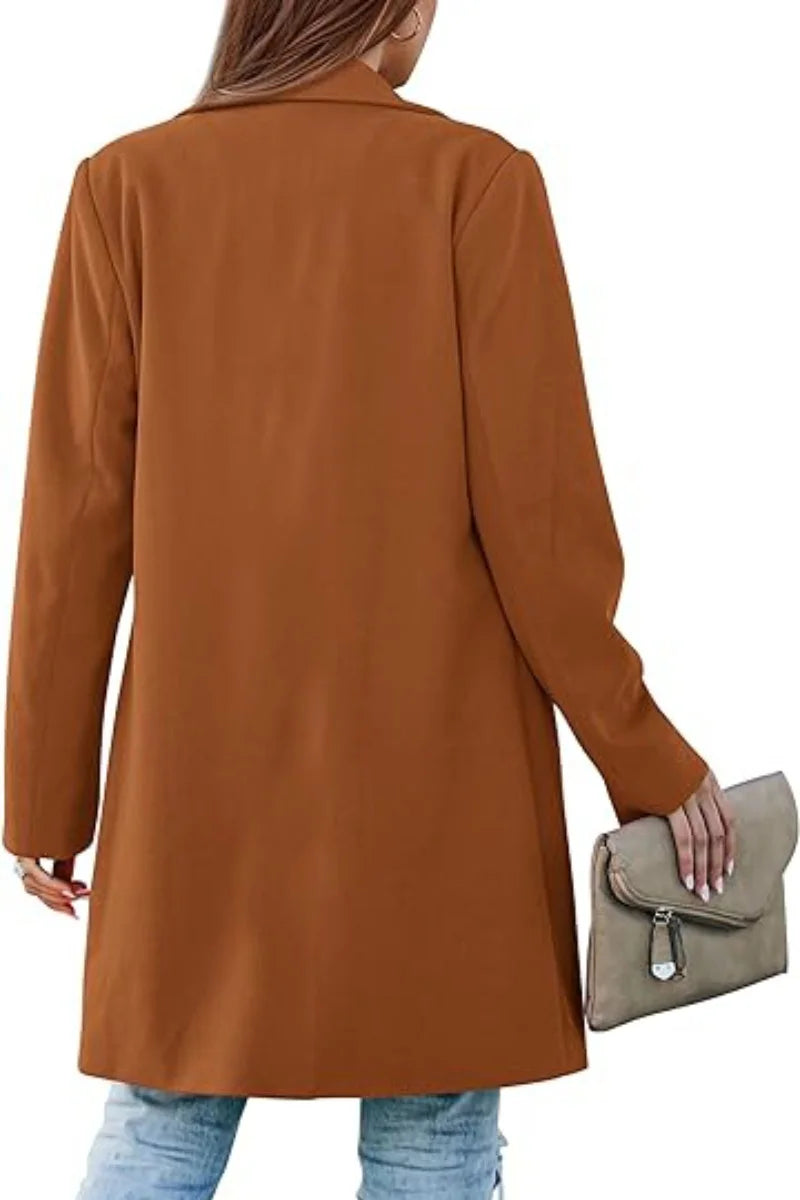 Teresina | Autumn Trench Coat with Lapel of Style