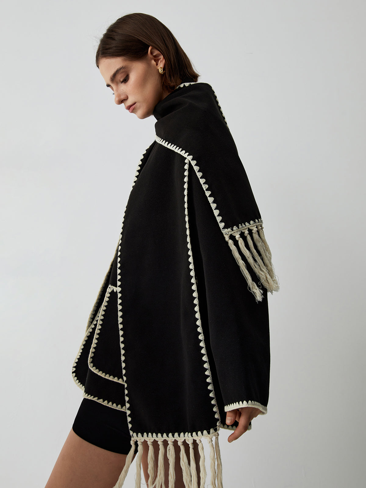Sandrina | Tailored Jacket with Matching Scarf