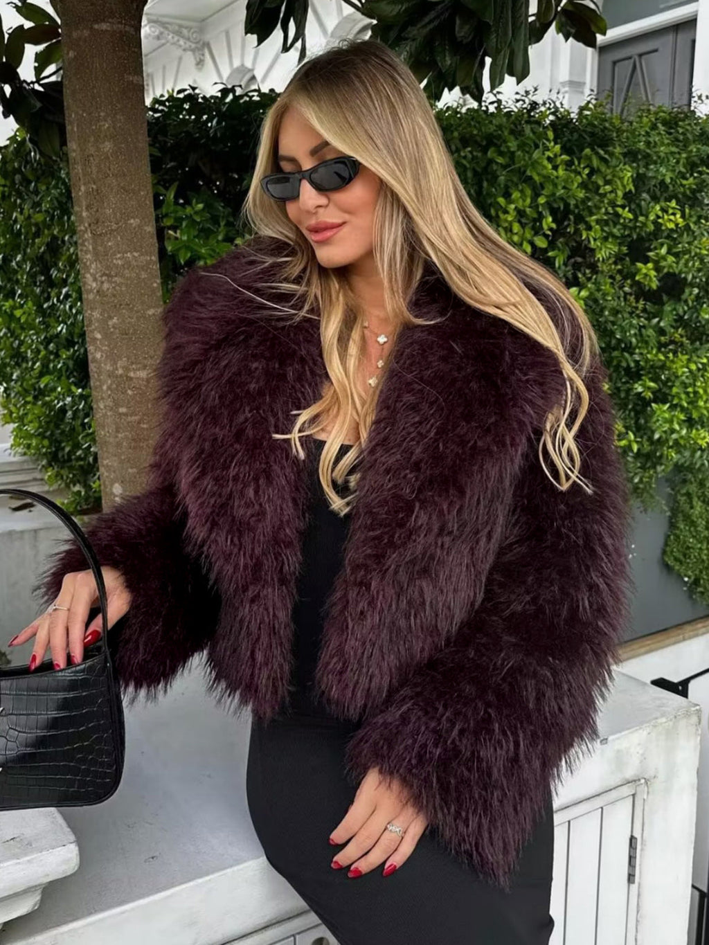 Verdiana | Short Faux Fur Coat