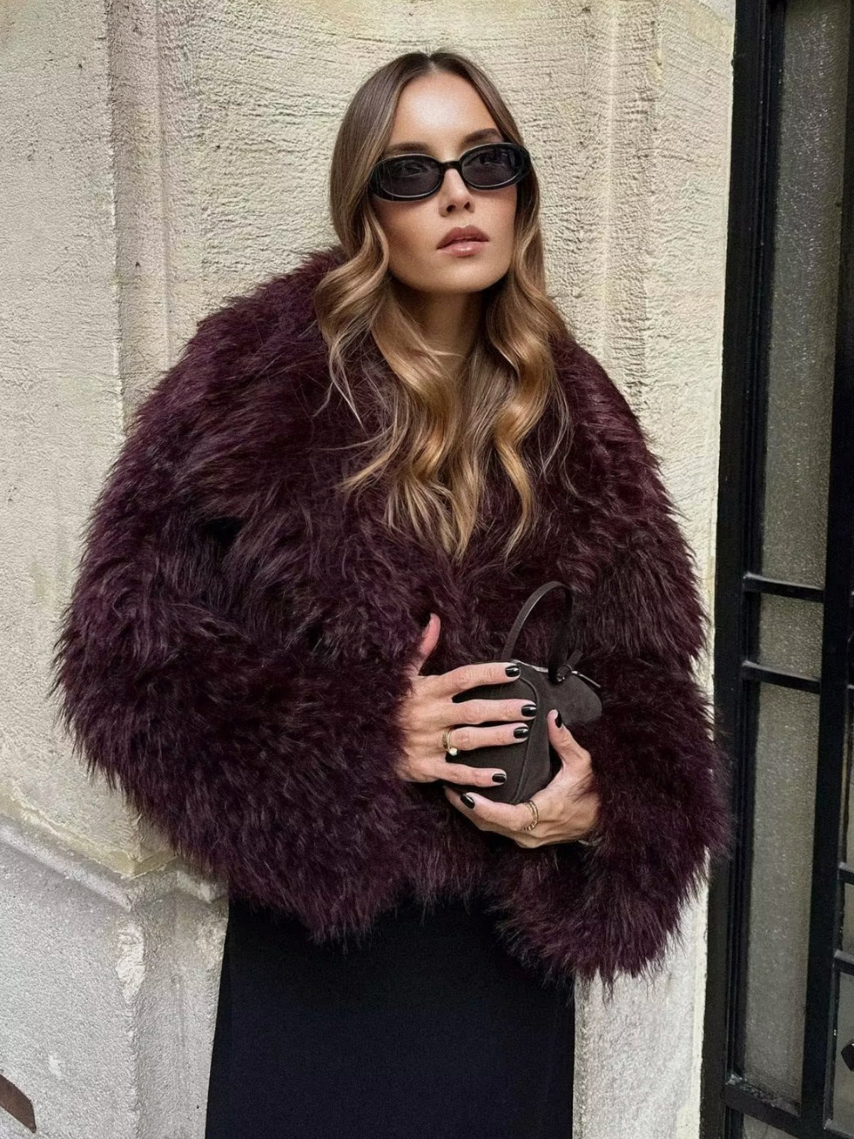 Verdiana | Short Faux Fur Coat