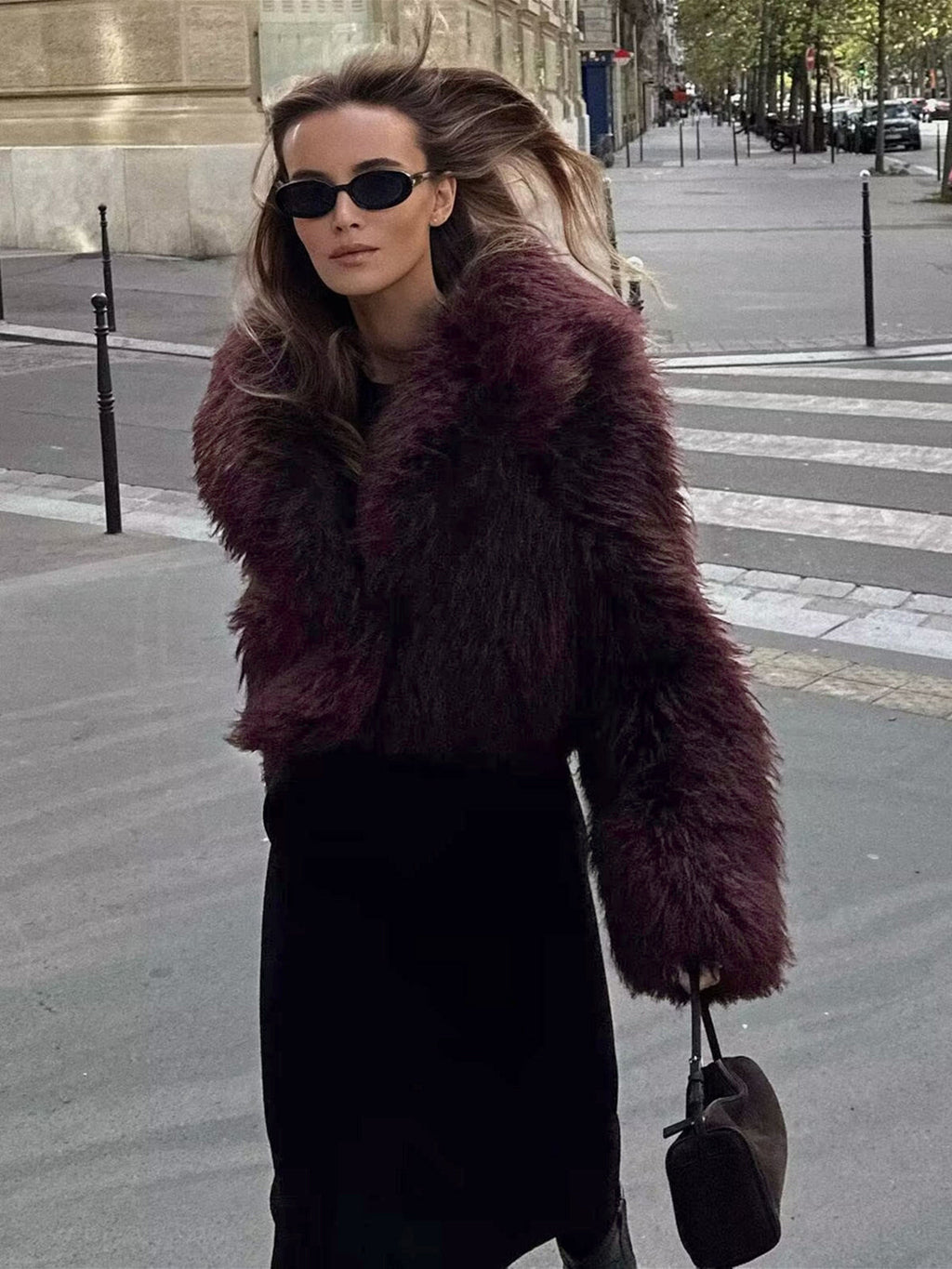 Verdiana | Short Faux Fur Coat