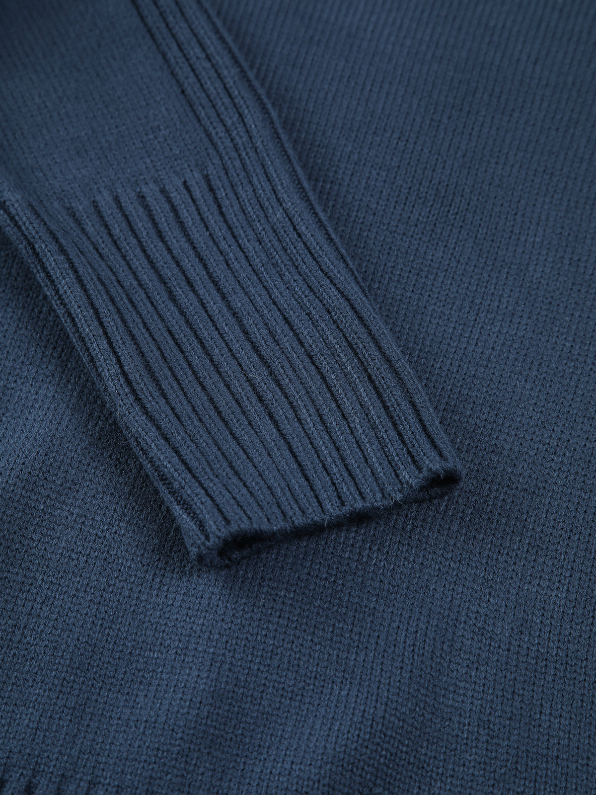 Mirella | Knit Ribbed Sweater with Neck Mock Neck