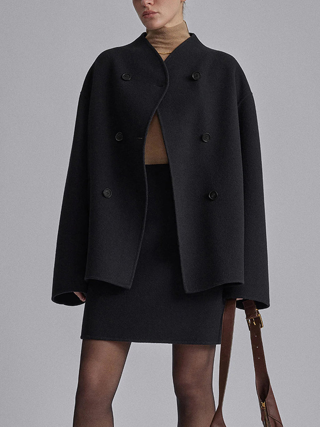 Imelda | Oversized Double Coat-Breasted