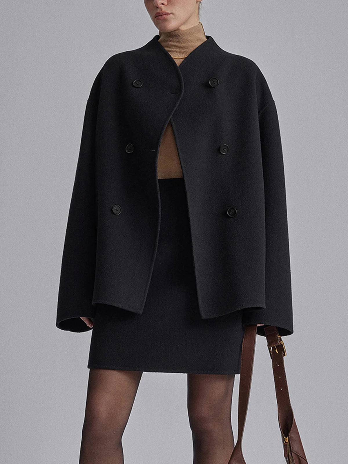 Imelda | Oversized Double Coat-Breasted