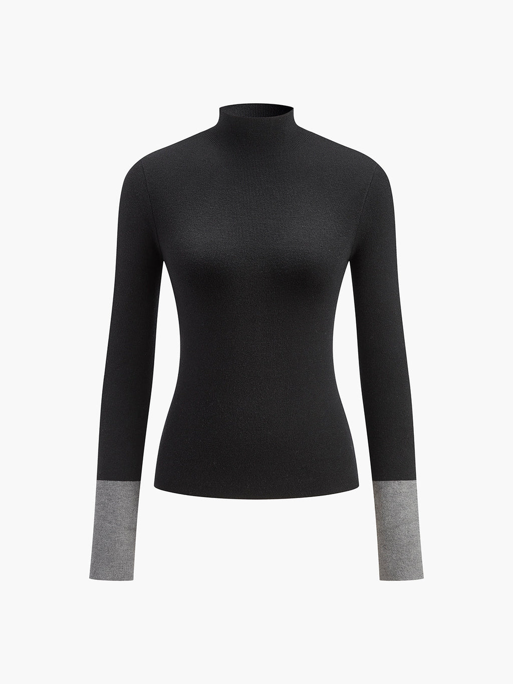 Marianna | Knit Sweater with Contrast Cuffs
