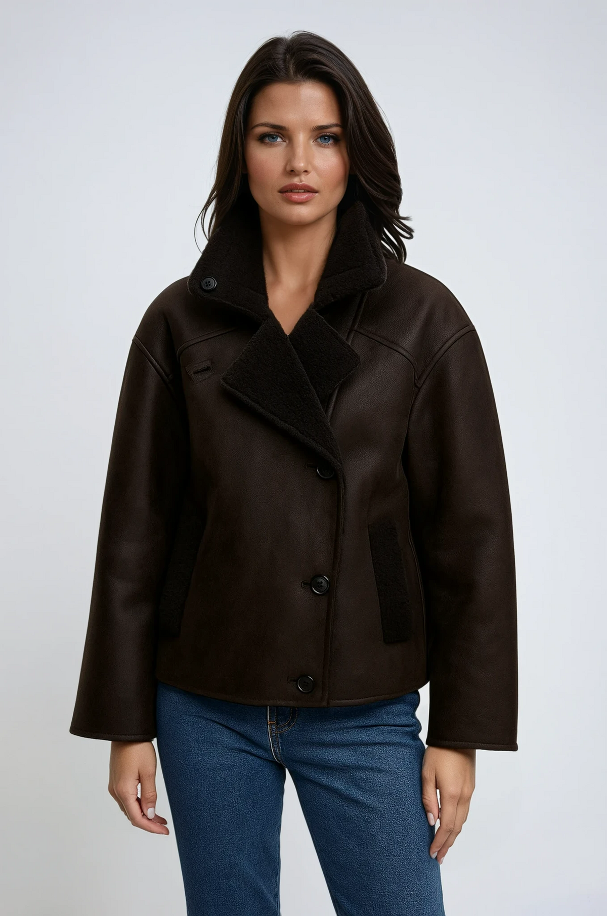 Veneranda | Vintage-Style Leather Jacket