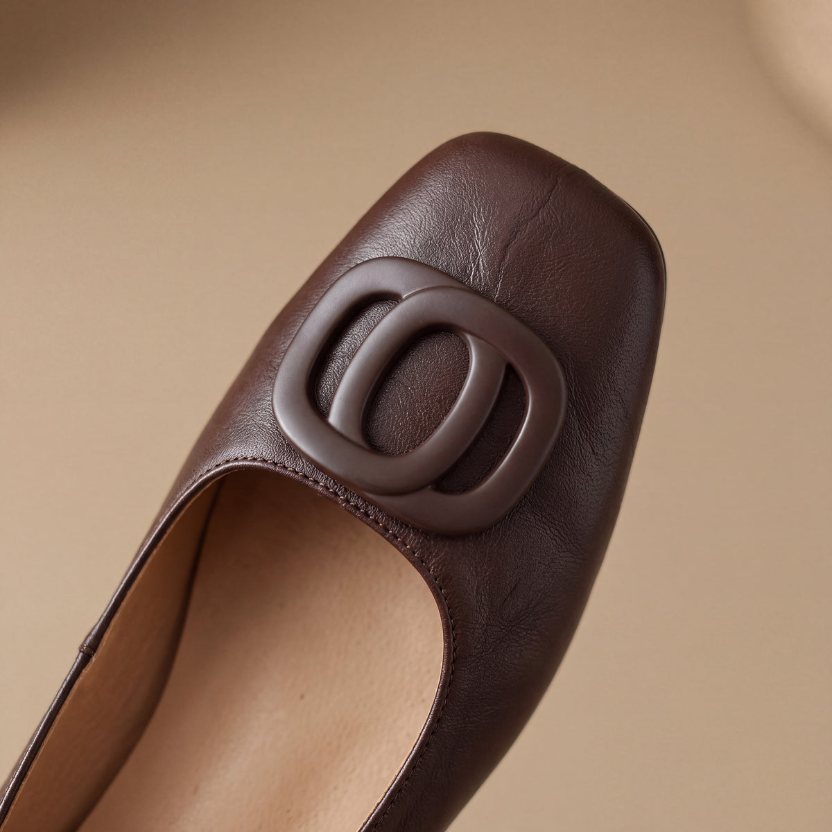 Opium | Leather Ballet Flats