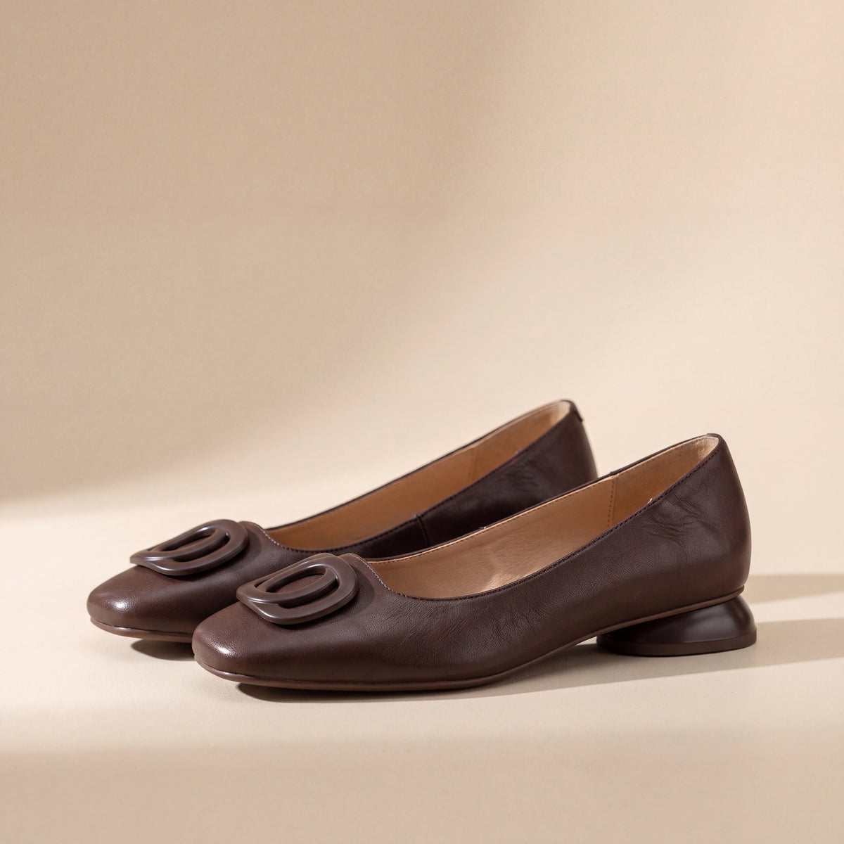 Opium | Leather Ballet Flats