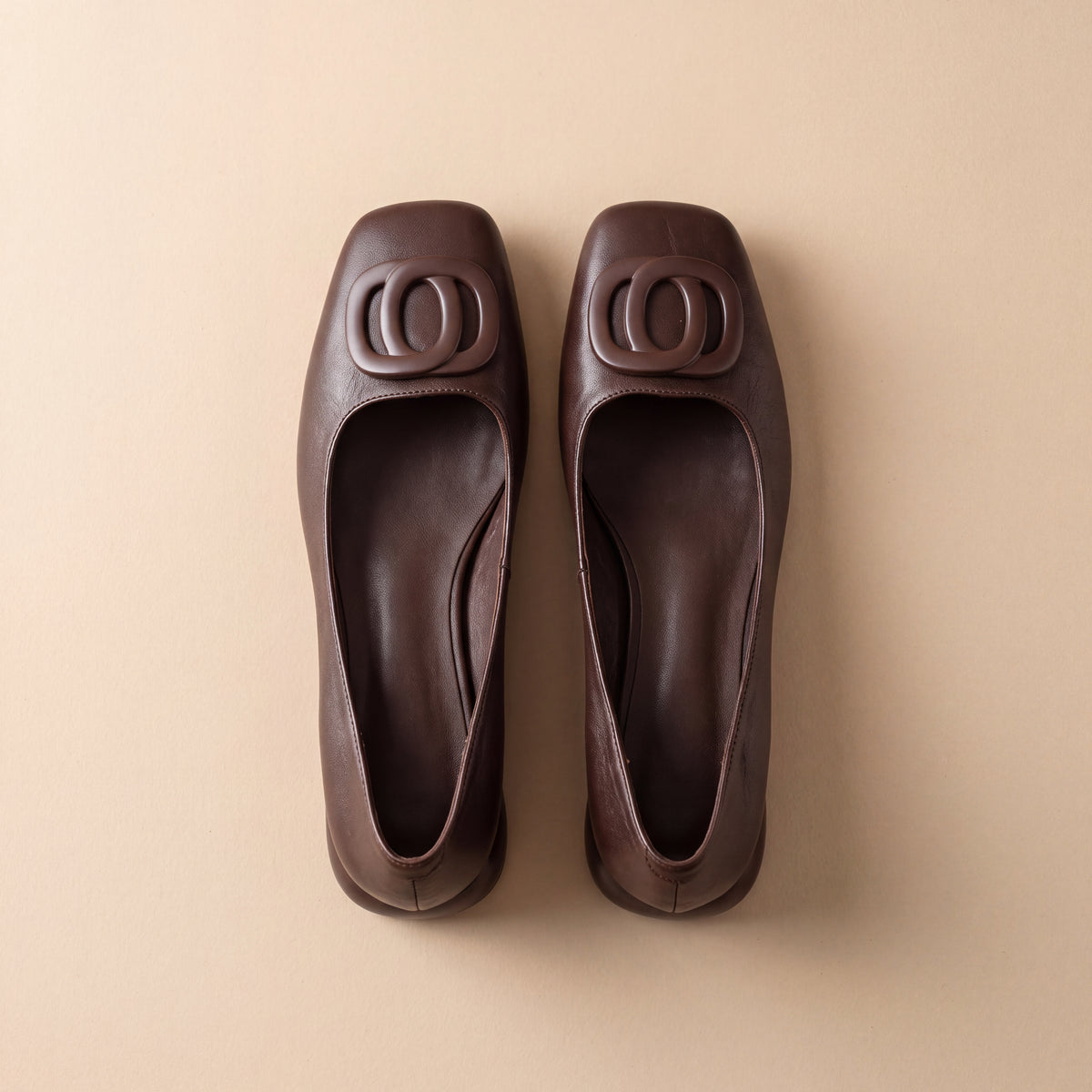 Opium | Leather Ballet Flats