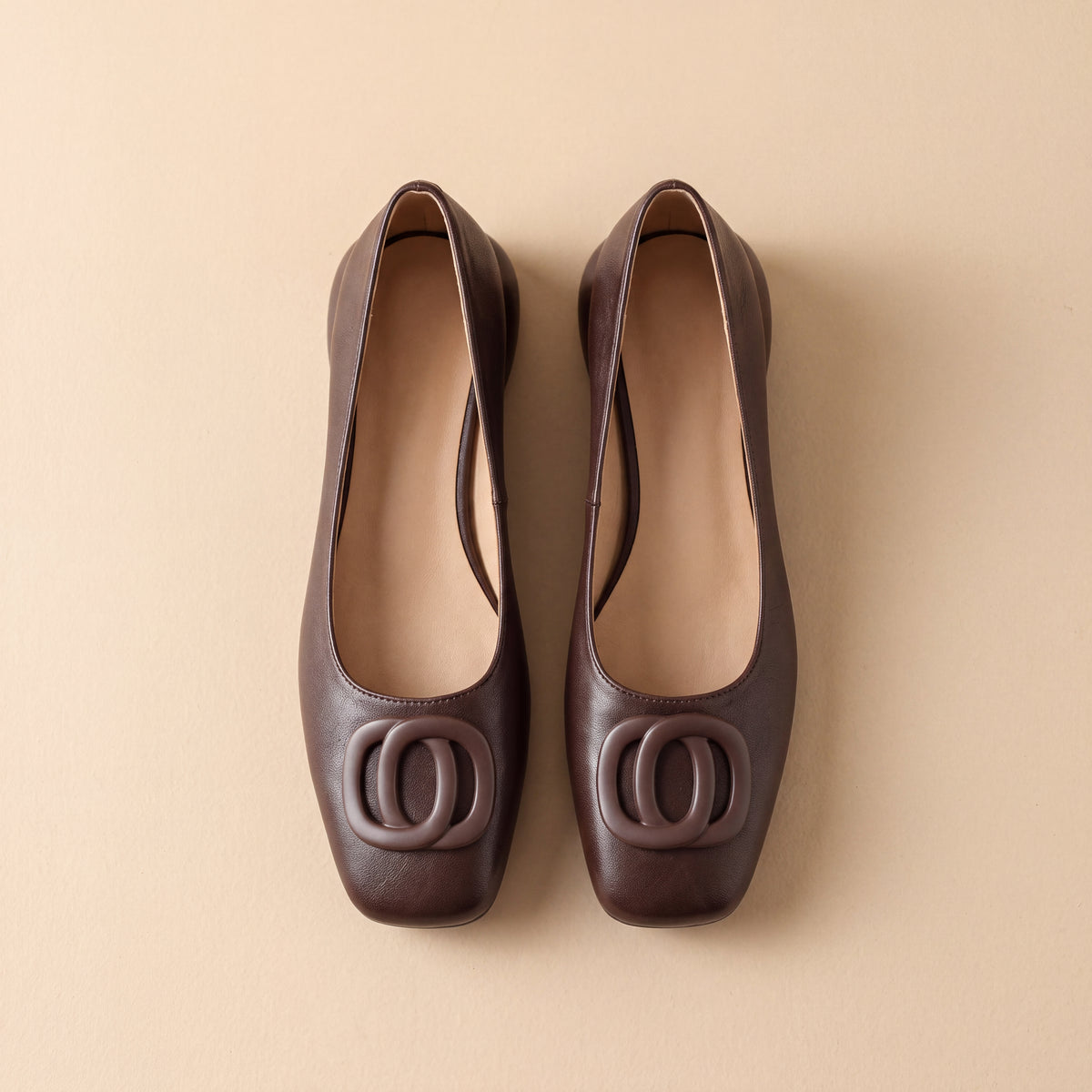 Opium | Leather Ballet Flats