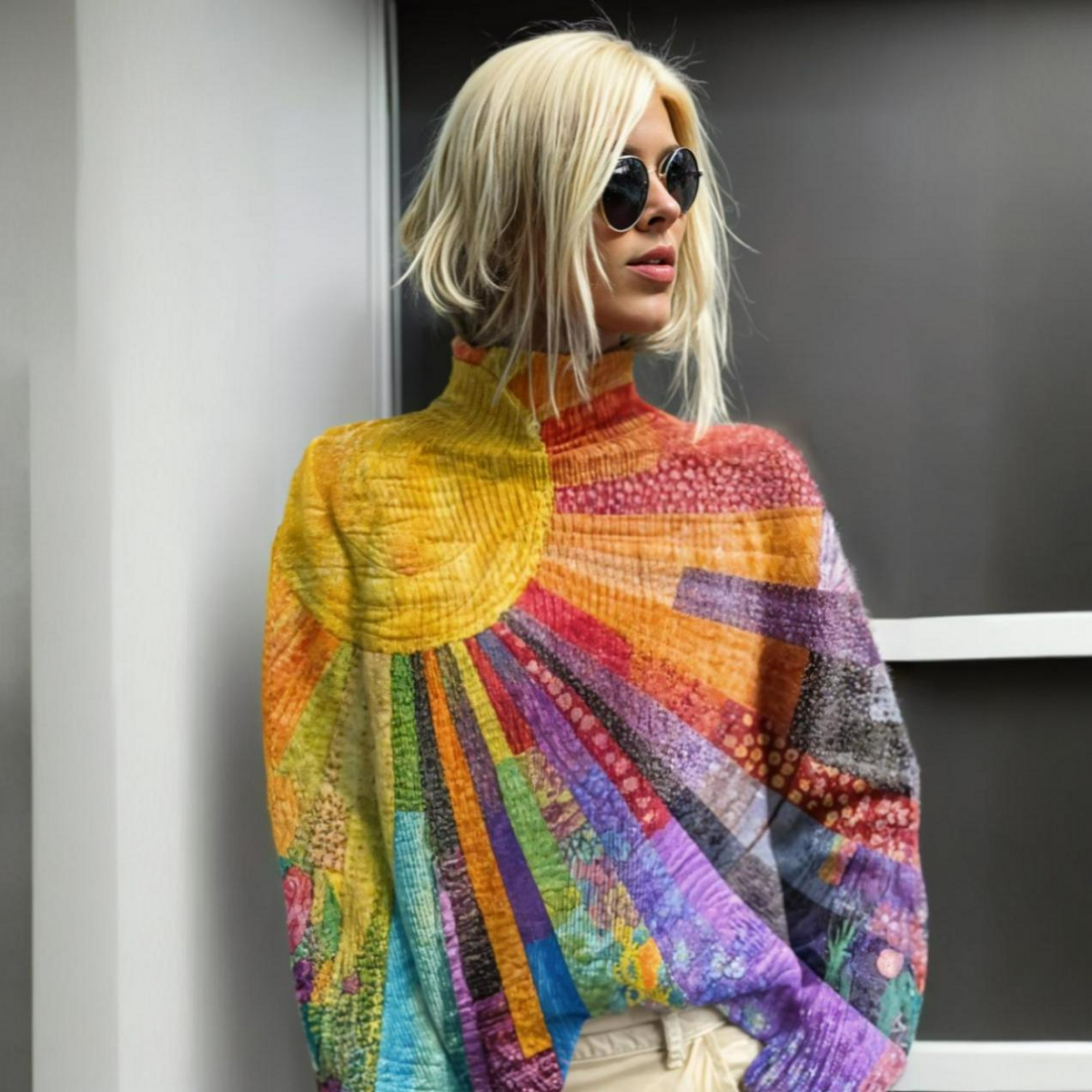 Vania | Elegant Sweater with Turtleneck for Look Refined