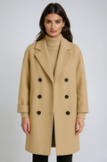 Marzia | Classic Wool Coat with Belt