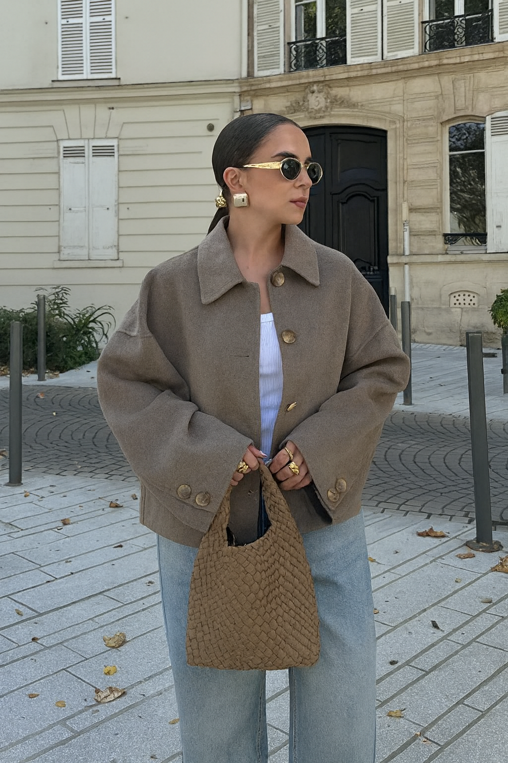 Gabriella | Short, boxy wool coat
