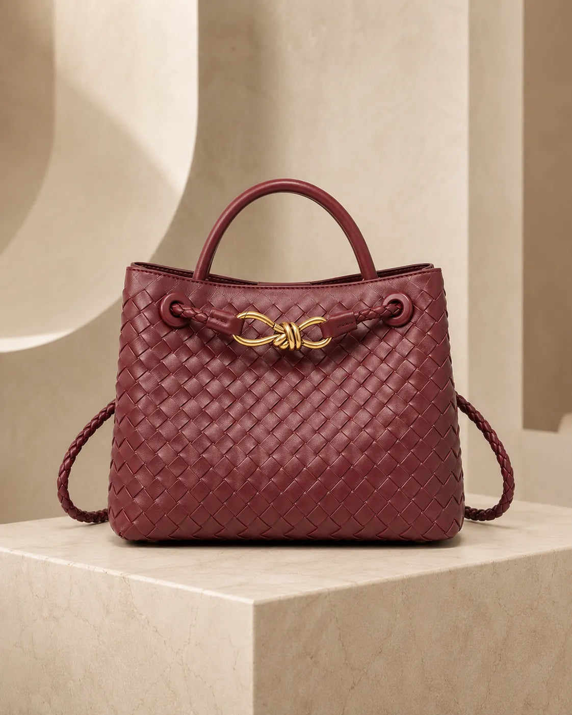 Valeria | Braided Bag with Handles