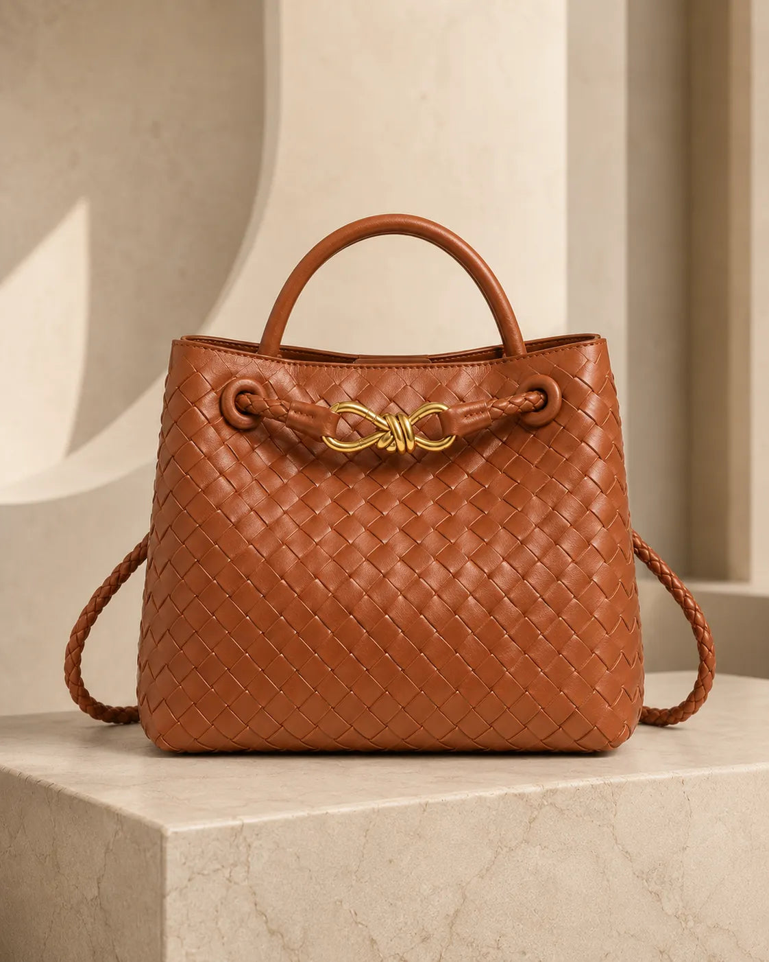 Valeria | Braided Bag with Handles