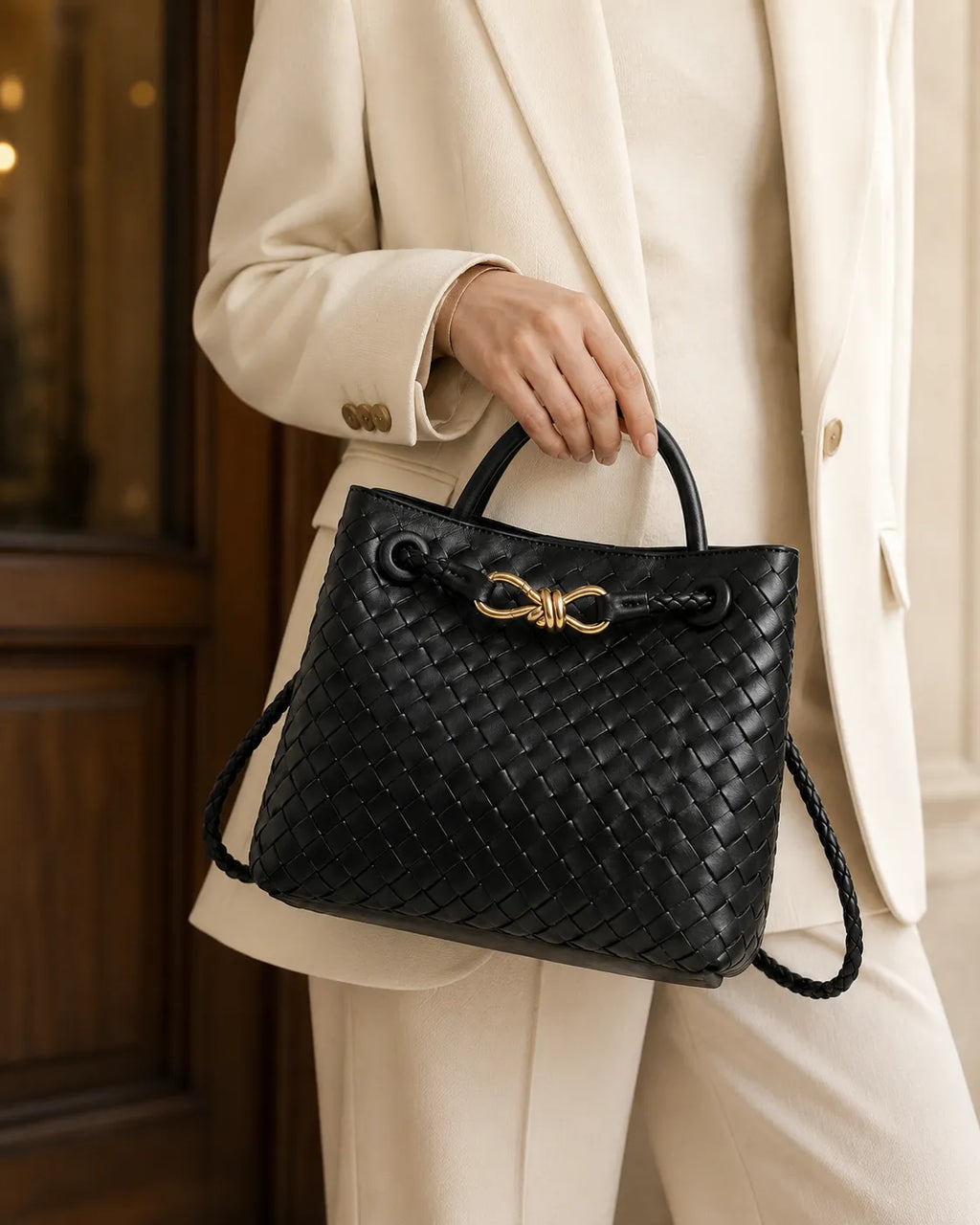 Valeria | Braided Bag with Handles