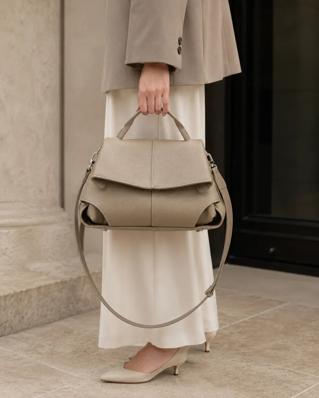 Vivienne | Sculptural Pleated Bag