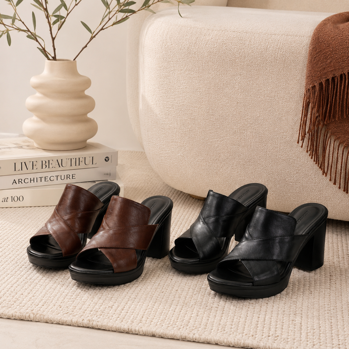 Gisèle | Comfortable Heeled Sandals