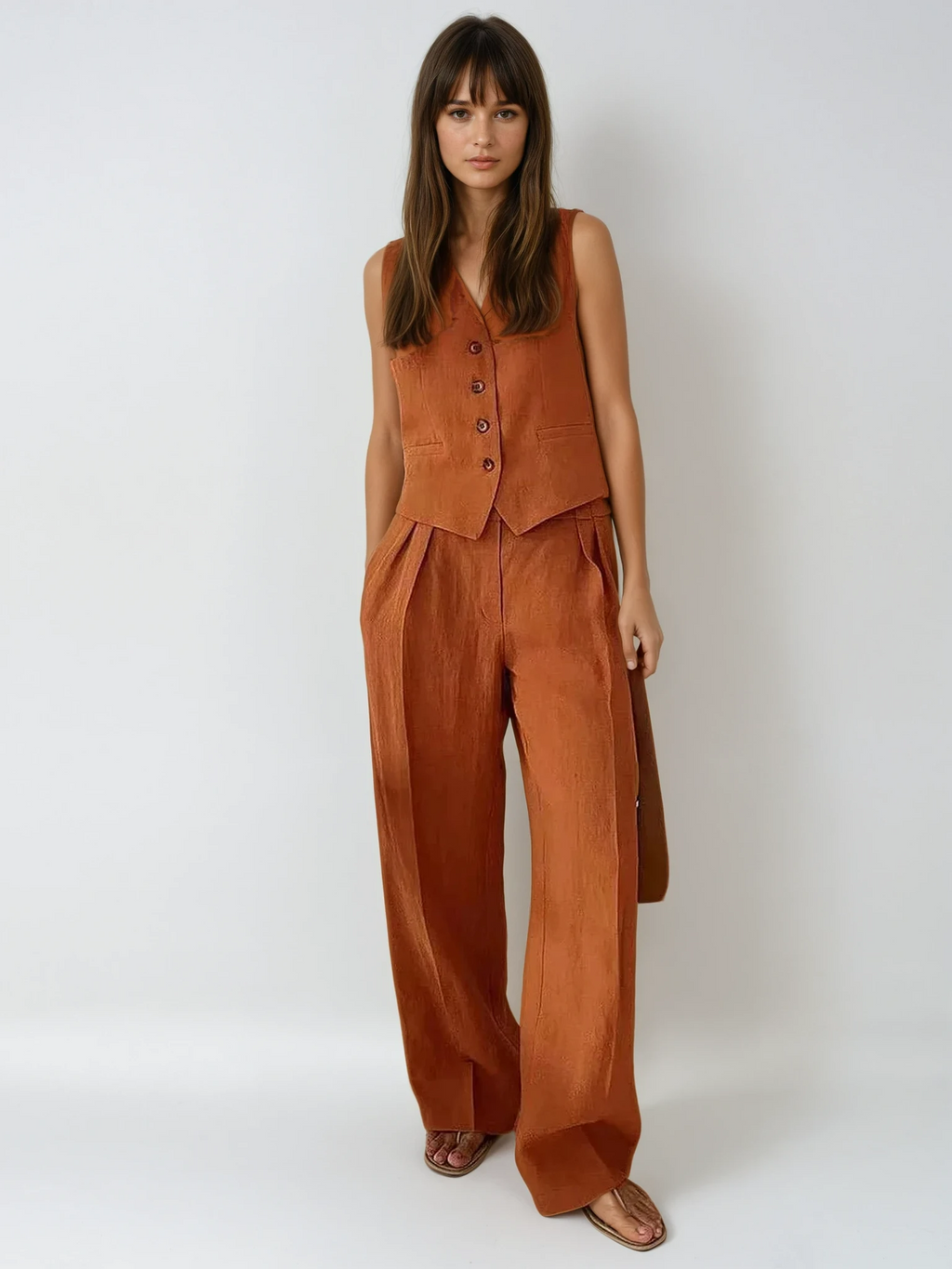 Berenice | Two-Piece Two Pieces Cotton Set & Linen