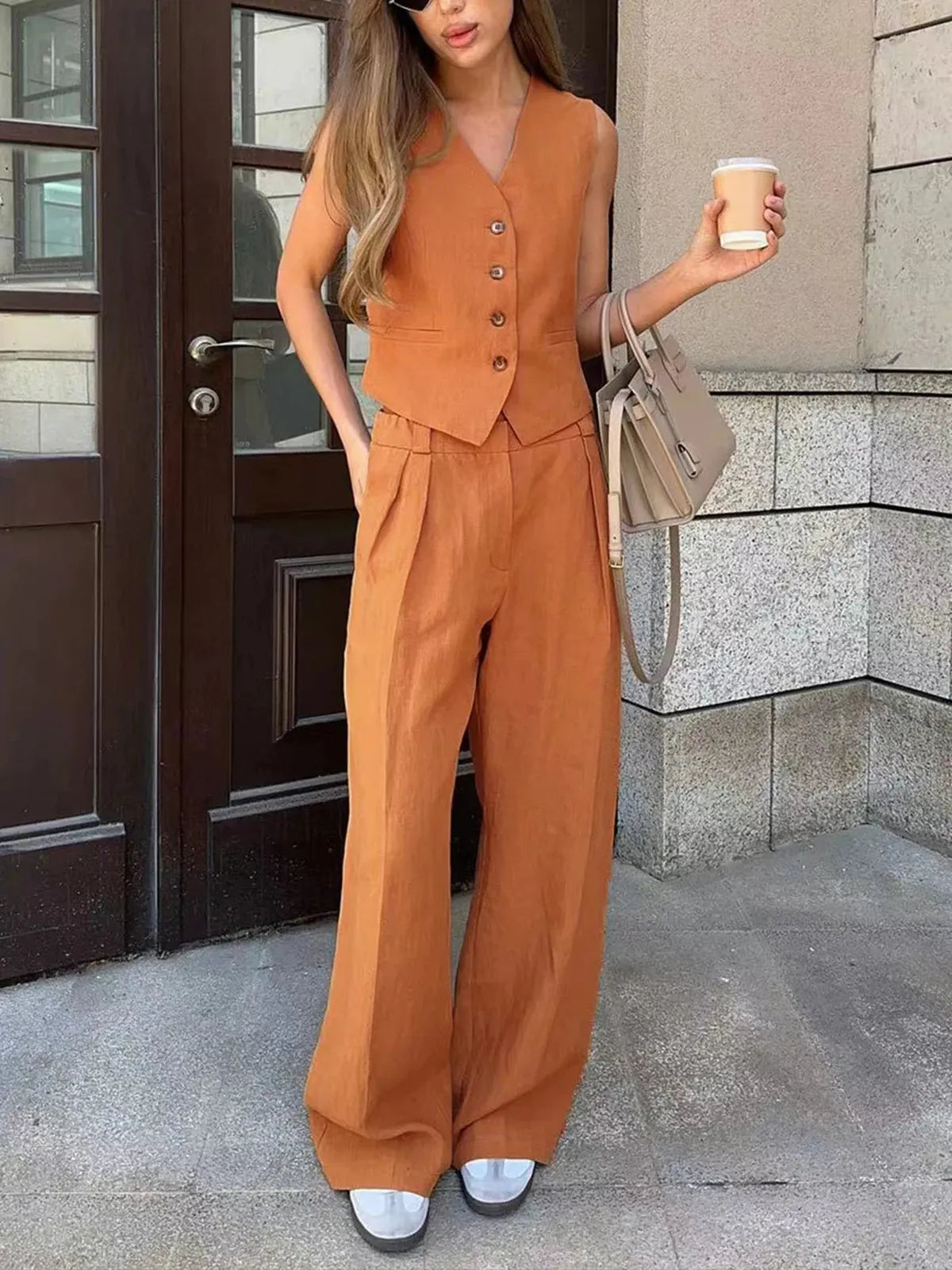Berenice | Two-Piece Two Pieces Cotton Set & Linen