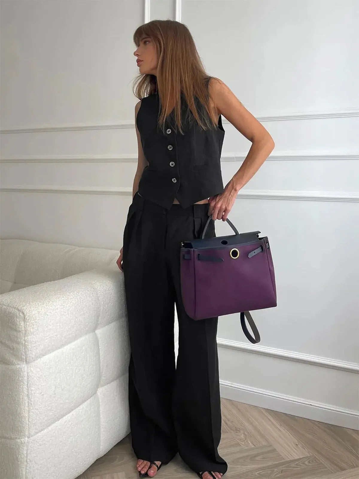 Berenice | Two-piece cotton and linen set