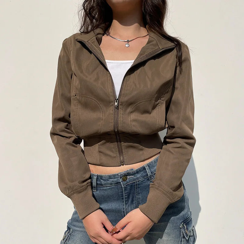 Selene | Fitted Short Zip Jacket